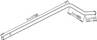 50648 DINEX 310.492.1004 MERCEDES Конечная труба