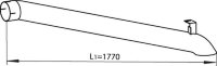 54669 DINEX 633.490.0327 MERCEDES Конечная труба