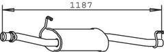 Dinex 32300 680868H Ford Transit Глушитель