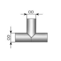 91776 DINEX T-BENDING 76,2 mm ALU Т-образная труба (цинк)