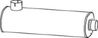Dinex 28410 99432294 IVECO Глушитель