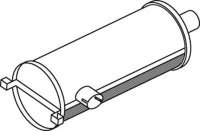 50433 DINEX 357.490.1501 MERCEDES Глушитель