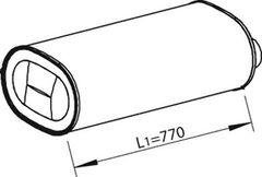Dinex 28411 99438706 IVECO Глушитель