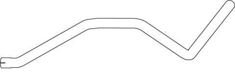 53713 DINEX TELMA TAILPIPE MERCEDES Конечная труба