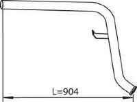Dinex 28632 9645098 IVECO Конечная труба