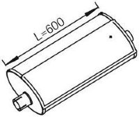 Dinex 28412 4772912 IVECO Глушитель