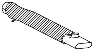 54686 DINEX 628.490.1221 MERCEDES Конечная труба с изоляцией