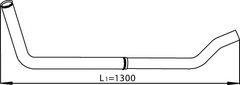 Dinex 28241 60135813 IVECO Передняя труба