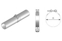 99864 DINEX PIPE CLAMP ALU D 64-67 Хомут