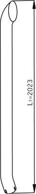 53708 DINEX 942.492.0404 MERCEDES Конечная труба
