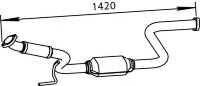 56300 DINEX 638.490.1819 MERCEDES Глушитель