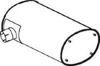 Dinex 28404 8139403 IVECO Глушитель