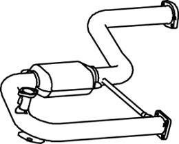 56302 DINEX 638.490.0022 MERCEDES Глушитель