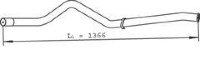 Dinex 28621 8587425 IVECO Конечная труба