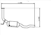 74351 DINEX 023.131.089BX VW Transporter Глушитель