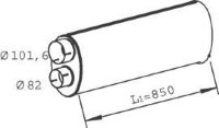 47308 DINEX 81.15101.0352 MAN Глушитель