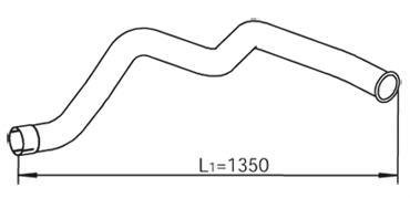 54694 DINEX 668.492.7904 MERCEDES Конечная труба