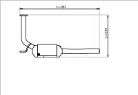 74357 DINEX 045.131.701EX VW Transporter Глушитель