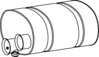 80392 DINEX 20703415 VOLVO Глушитель