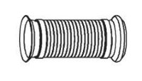 82271 DINEX E-line of 82230 (25381839 VOLVO) Гофра (нерж) с фланцами D 103 mm L=215 mm