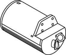 Dinex 21354 1726438 DAF Глушитель