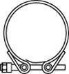 68850 DINEX 1420480 SCANIA Хомут