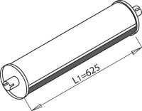 50305 DINEX 309.490.0901 MERCEDES Глушитель