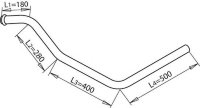 51117 DINEX 309.490.3319 MERCEDES Передняя труба