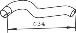 53735 DINEX 668.492.4604 MERCEDES Конечная труба