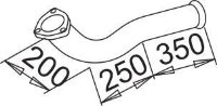 52143 DINEX 652.490.0019 MERCEDES Передняя труба