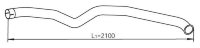 54698 DINEX 668.492.8204 MERCEDES Конечная труба