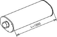 Dinex 28399 42093376 IVECO Глушитель