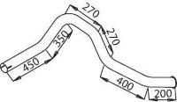 50673 DINEX 621.492.2204 MERCEDES Конечная труба