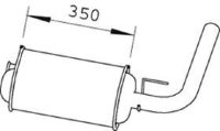 66323 DINEX 7700307783 RENAULT Глушитель