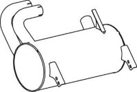 50458 DINEX 357.490.0601 MERCEDES Глушитель