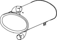 50459 DINEX 11006022 MERCEDES Глушитель
