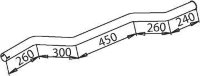 50679 DINEX 381.492.1204 MERCEDES Конечная труба