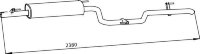 56310 DINEX 638.490.1315 MERCEDES Vito CDI Глушитель