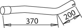 50170 DINEX 383.492.3101 MERCEDES Передняя труба