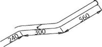 50682 DINEX 381.492.5204 MERCEDES Конечная труба