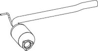 74374 DINEX 023131701BX VW Глушитель