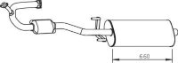 56312 DINEX 901.490.1514 MERCEDES Глушитель