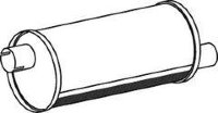 Dinex 21345 271537 DAF Глушитель