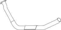 54175 DINEX 406.490.1019 MERCEDES Передняя труба