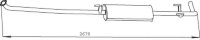 56315 DINEX 903.490.0219 MERCEDES Sprinter Глушитель