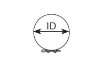 98782 DINEX CLAMPS D 249,0 mm Хомут глушителя (нерж)