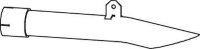 37601 DINEX 10601627 VAN HOOL TAIL PIPE (800 mm) Конечная труба