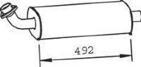 36301 DINEX PBU1896 Глушитель