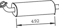 36301 DINEX PBU1896 Глушитель