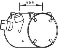 51304 DINEX 940.490.0301 MERCEDES Глушитель